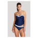 Vrchný diel plaviek Swimwear Anya Cruise Bandeau Tankini navy/white SW1091 90FF