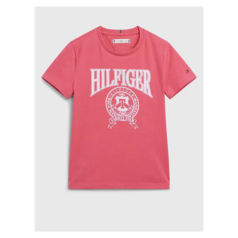 Pink Girls' T-Shirt Tommy Hilfiger - Girls