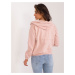 SVETLORUŽOVÁ MIKINA NA ZIPS -RV-BL-8855.20-LIGHT PINK