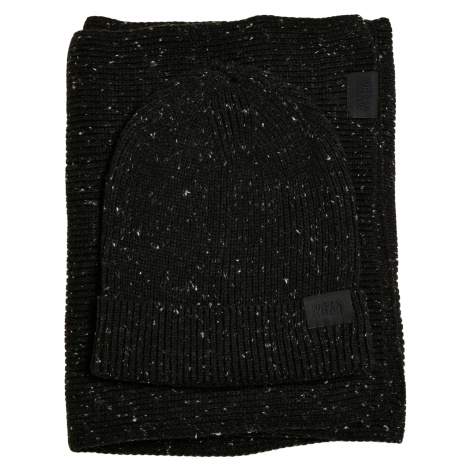 Nap Yarn Knit Set charcoal/white