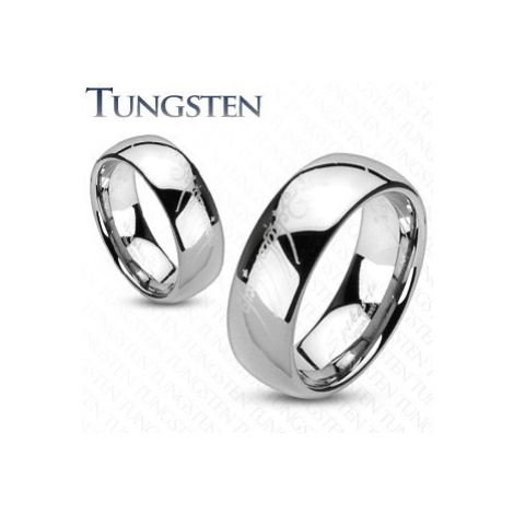 Tungstenový prsteň - obrúčka, hladký lesklý povrch, motív Pána prsteňov, 8 mm - Veľkosť: 67 mm