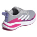 Detská športová obuv (tréningová) ADIDAS FortaRun grey two cloud white shock pink