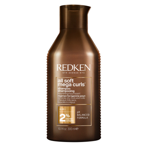 Redken Šampón pre suché kučeravé a vlnité vlasy All Soft Mega Curl s 300 ml