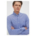 Bavlnená košeľa Tommy Hilfiger pánska,slim,s golierom button-down,MW0MW30675
