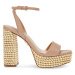 Steve Madden Sandále La verne Sandal SM11002976-02002-750 Béžová