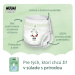 Muumi Baby Nohavičky plienkové jednorázové 4 Maxi 7-11kg, 40 ks