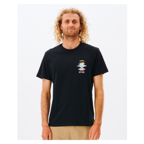 Rip Curl SEARCH ICON TEE Black T-shirt