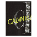 Calvin Klein Jeans Mikina Monogram Noise Hoodie IB0IB01049 Čierna Regular Fit
