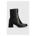 Členkové topánky Camper Kiara dámske, čierna farba, na podpätku, K400708.001