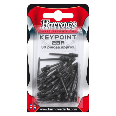 Hroty HARROWS Keypoint soft 2ba 30ks čierne