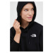 Mikina The North Face Essential dámska, čierna farba, s kapucňou, jednofarebná, NF0A7ZJDJK31