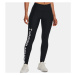 Dámske kompresné legíny UNDER ARMOUR Armour Branded Legging-BLK-1376327-001