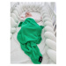 Detská deka alpaka v zelenej farbe