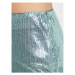 Guess Midi sukňa Megan W2BD54 KBDV0 Modrá Slim Fit