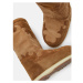 Vysoké zimné topánky MOON BOOT RESORT COL. MB ICON SUEDE EMBROIDERY-M008 COGNAC