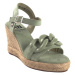 Xti  Dámske sandále  44999 zelené  Univerzálna športová obuv Zelená