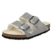 BIRKENSTOCK Šľapky 'Arizona'  sivá / biela