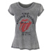 Tričko metal ROCK OFF Rolling Stones NYC 75 Čierna