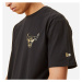 New Era Chicago Bulls Metallic Print Black T-Shirt 12893087