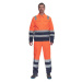 Cerva Valencia Pánska HI-VIS pracovná bunda 03510010 oranžová/navy