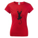 Dámske tričko s mačkou s pazúrikmi - ideálny darček pre milovníkov mačiek