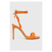 Sandále Guess BINGO oranžová farba, FL6BNG ELE03