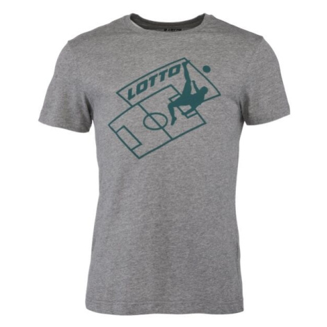 Lotto TEE SOCCER CLUB MEL Pánske tričko, sivá, veľkosť