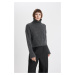 DEFACTO Crop Turtleneck Rib Sweater