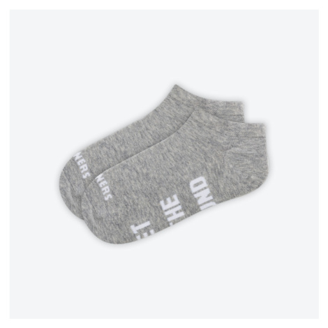 Skinners Low-cut bavlněné ponožky šedé