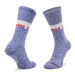 Tommy Jeans Ponožky Vysoké Unisex 701218415 Modrá