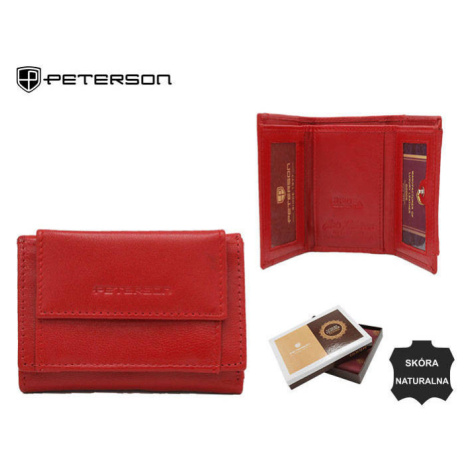 Dámska kožená peňaženka PTN RD-240-GCL RED Peterson