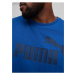 Modré pánske tričko Puma ESS Logo Tee