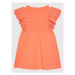 NAME IT Letné šaty 13203058 Oranžová Regular Fit