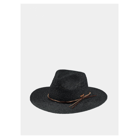 Čierny dámsky slamený klobúk BARTS