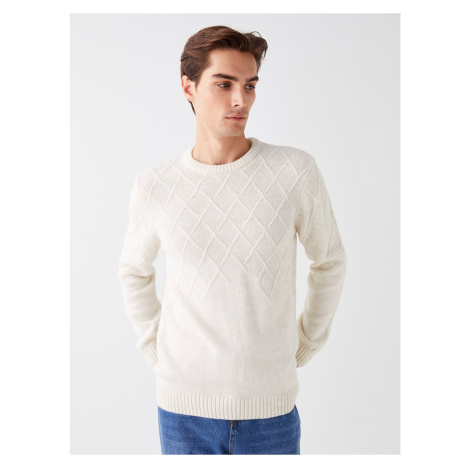 LC Waikiki Crew Neck Long Sleeve Men's Knitwear Sweater