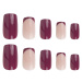 Nail HQ Square umelé nechty Pretty In Plum