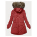 Červená zimná bunda s kapucňou (LHD-23015)