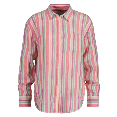 KOŠEĽA GANT REL LINEN MULTI STRIPED SHIRT MULTICOLOR