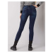 TMAVOMODRÉ DÁMSKE SKINNY DŽÍNSY NM-SP-L56.71-DARK BLUE