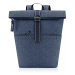 Reisenthel Rolltop Backpack Herringbone Dark Blue 22 L REISENTHEL-EK4113