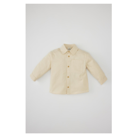 DEFACTO Baby Boy Gabardine Long Sleeve Shirt