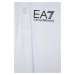Detské polo tričko EA7 Emporio Armani biela farba, s potlačou