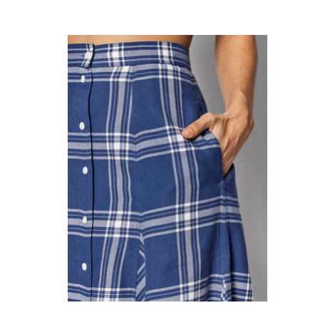 Polo Ralph Lauren Trapézová sukňa 211857022001 Modrá Regular Fit