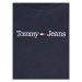 Tommy Jeans Tričko Serif Linear DW0DW15049 Tmavomodrá Regular Fit