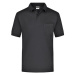 James&amp;Nicholson Pánska polokošeľa JN026 Black