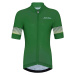 HOLOKOLO Cyklistický dres s krátkym rukávom - FLOW JUNIOR - viacfarebná/zelená