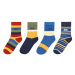 United Colors Of Benetton Súprava 4 párov vysokých detských ponožiek 6AO307026 Farebná