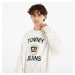 Mikina Tommy Jeans Boxy Luxe Crewneck Ancient White