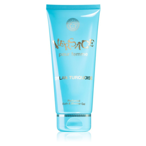 Versace Dylan Turquoise Pour Femme sprchový a kúpeľový gél pre ženy