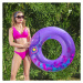 Bestway FLIRTY FEATHER SWIM RING Nafukovací kruh, fialová, veľkosť